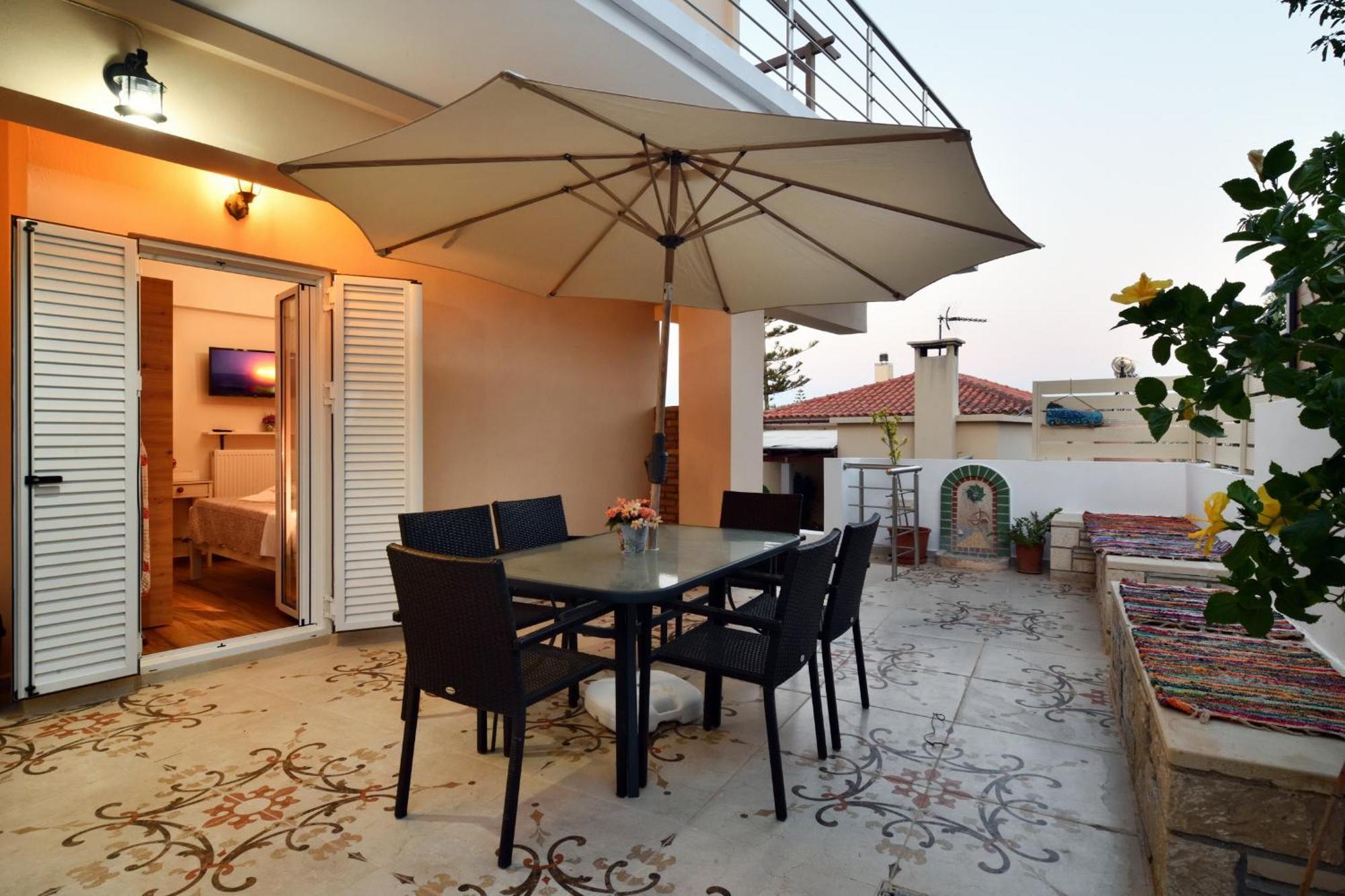 Favola Golden Beach Villa Daratsos Ngoại thất bức ảnh